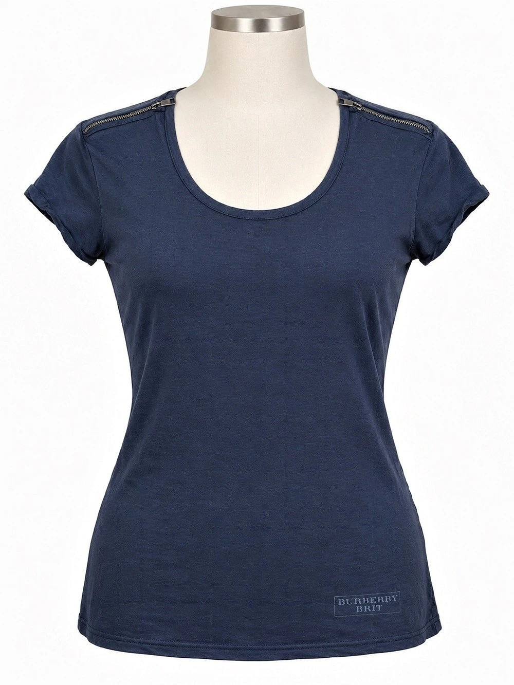 Burberry Brit Tees - Short Sleeve Blue Size M
